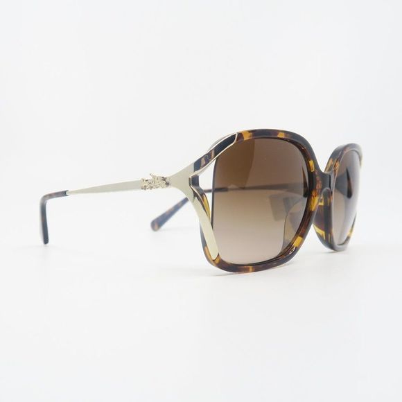 COACH HC8280U 5120/13 New Dark Tortoise/Brown Gradient Women's Sunglasses - Picture 3 of 8